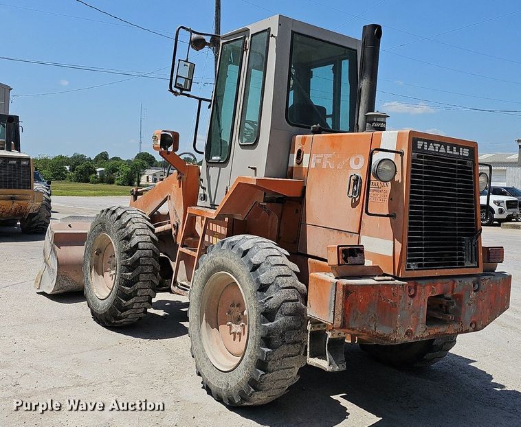 image for item LW9575 1995 Fiat-Allis FR70  wheel loader