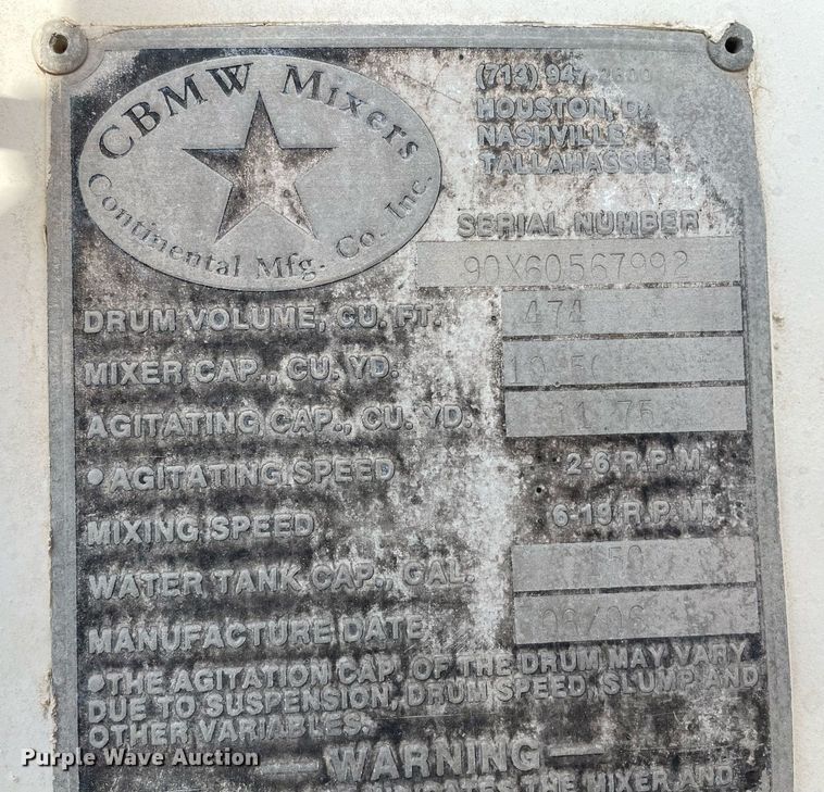 image for item MS9757 2007 Peterbilt 357  ready mix truck