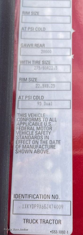 image for item MS9758 2016 Kenworth T680  semi truck