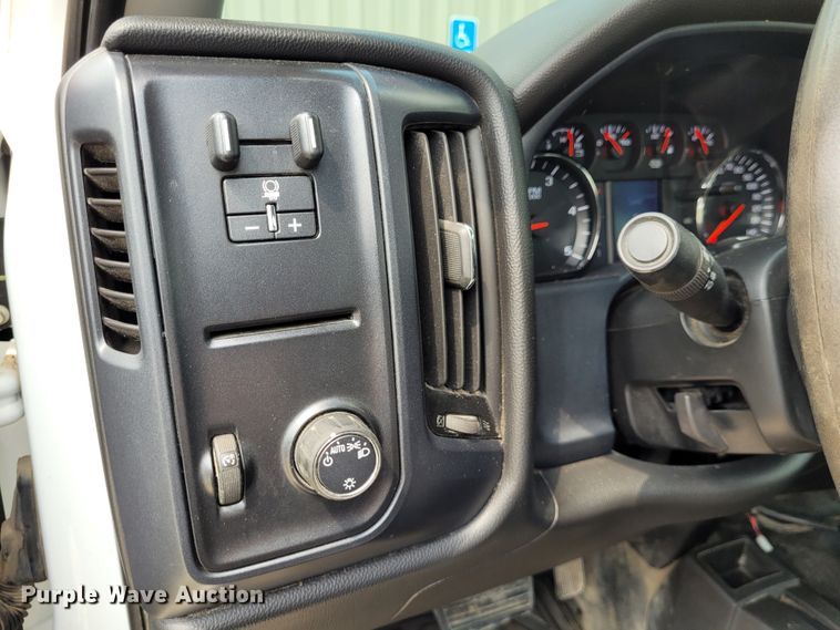 image for item DK1859 2017 Chevrolet Silverado 3500HD  dump flatbed pickup truck