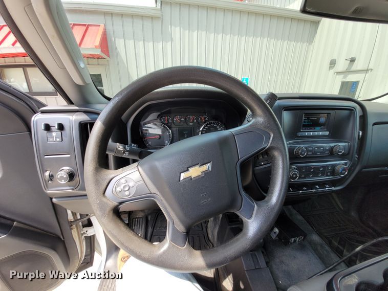 image for item DK1859 2017 Chevrolet Silverado 3500HD  dump flatbed pickup truck