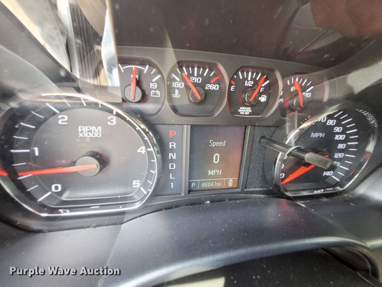 image for item DK1859 2017 Chevrolet Silverado 3500HD  dump flatbed pickup truck