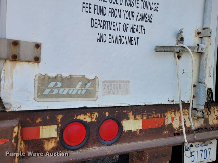 image for item DK1865 1978 Budd NS2S450A56  dry van trailer