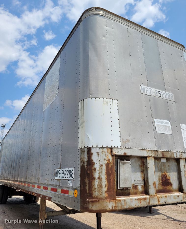 image for item DK1866 1978 Freuhauf FBZ9F240  dry van trailer