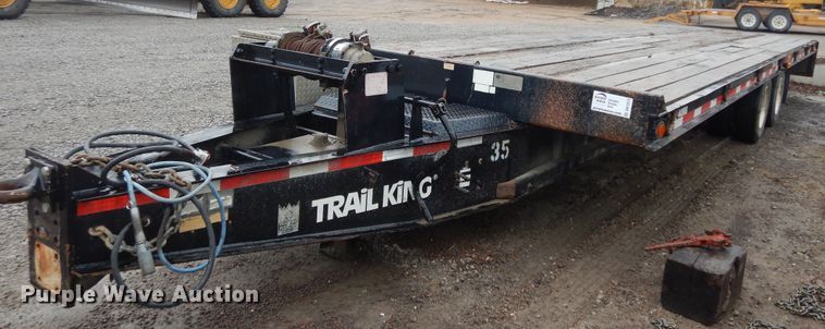 image for item DK1873 2008 Trail King TK40RB322  equipment trailer