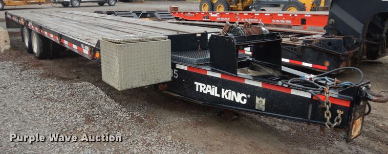 image for item DK1873 2008 Trail King TK40RB322  equipment trailer