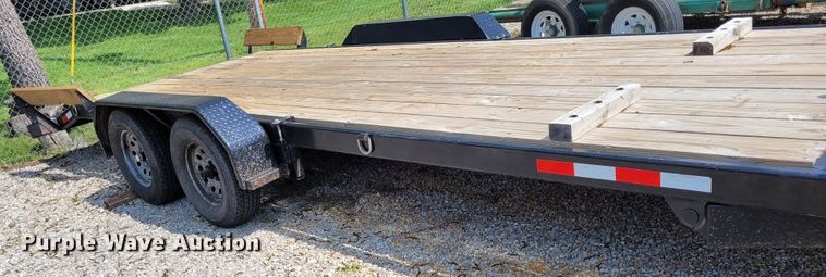 image for item DK1916 2011 Eagle 7X24BTA35  tilt deck equipment trailer