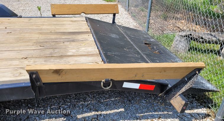 image for item DK1916 2011 Eagle 7X24BTA35  tilt deck equipment trailer