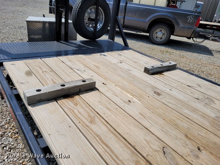 image for item DK1916 2011 Eagle 7X24BTA35  tilt deck equipment trailer