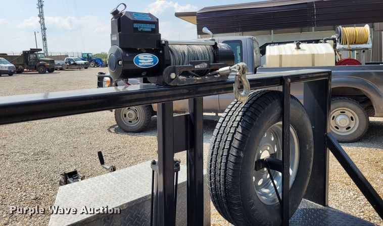 image for item DK1916 2011 Eagle 7X24BTA35  tilt deck equipment trailer