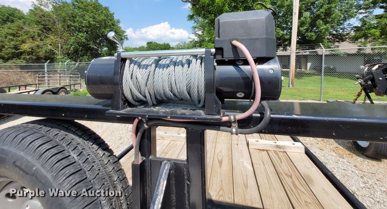 image for item DK1916 2011 Eagle 7X24BTA35  tilt deck equipment trailer