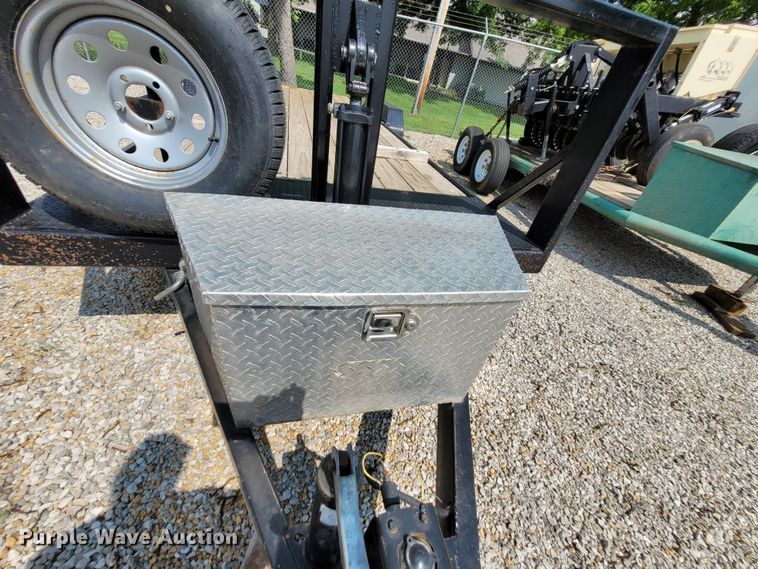 image for item DK1916 2011 Eagle 7X24BTA35  tilt deck equipment trailer