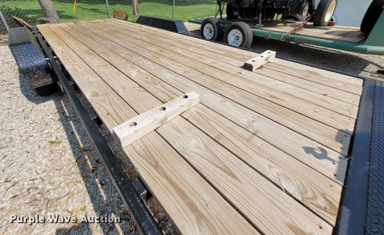 image for item DK1916 2011 Eagle 7X24BTA35  tilt deck equipment trailer