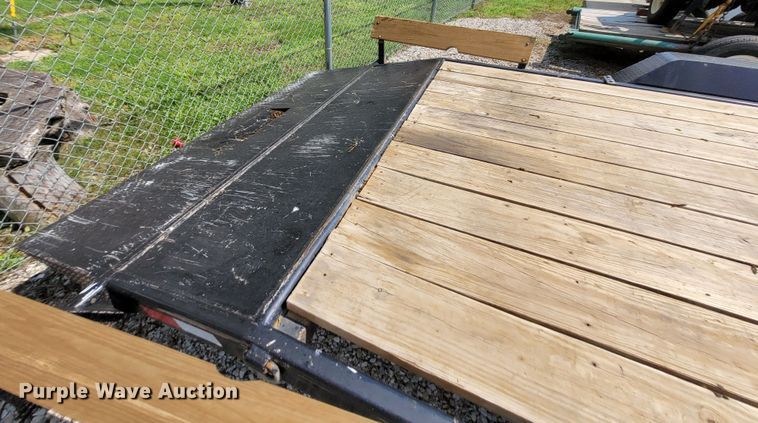 image for item DK1916 2011 Eagle 7X24BTA35  tilt deck equipment trailer