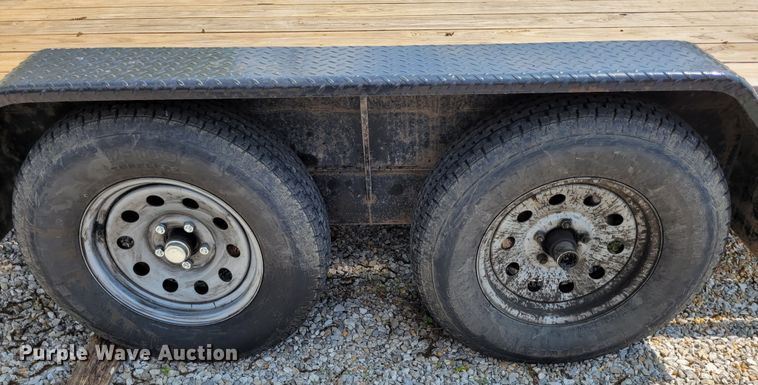 image for item DK1916 2011 Eagle 7X24BTA35  tilt deck equipment trailer