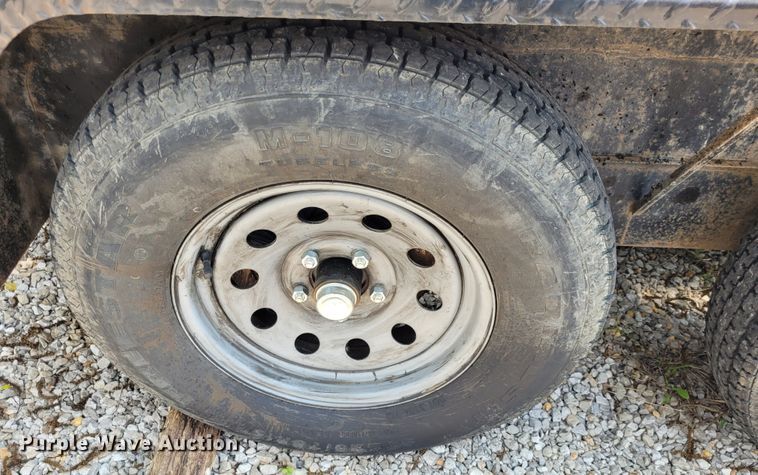 image for item DK1916 2011 Eagle 7X24BTA35  tilt deck equipment trailer