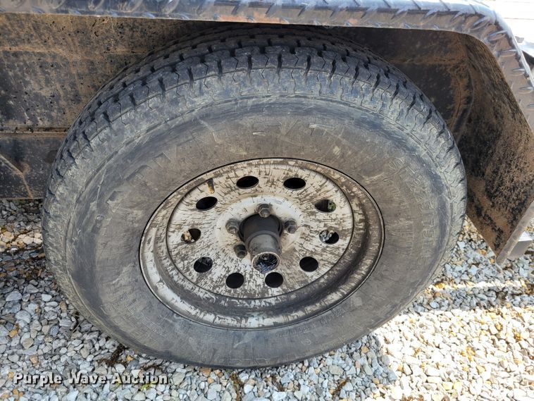 image for item DK1916 2011 Eagle 7X24BTA35  tilt deck equipment trailer