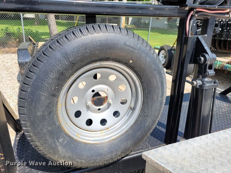 image for item DK1916 2011 Eagle 7X24BTA35  tilt deck equipment trailer