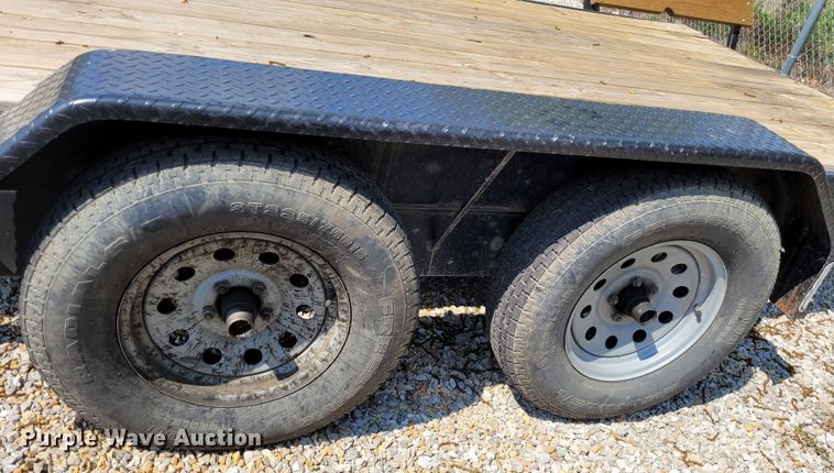 image for item DK1916 2011 Eagle 7X24BTA35  tilt deck equipment trailer