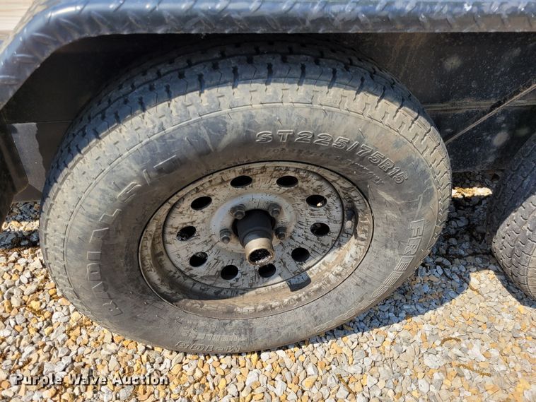 image for item DK1916 2011 Eagle 7X24BTA35  tilt deck equipment trailer