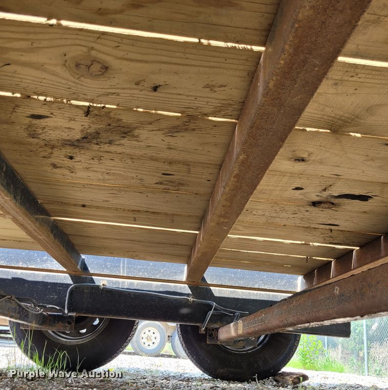 image for item DK1916 2011 Eagle 7X24BTA35  tilt deck equipment trailer