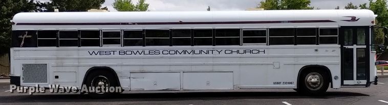 image for item DN6424 1999 Blue Bird  school bus