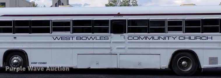 image for item DN6424 1999 Blue Bird  school bus