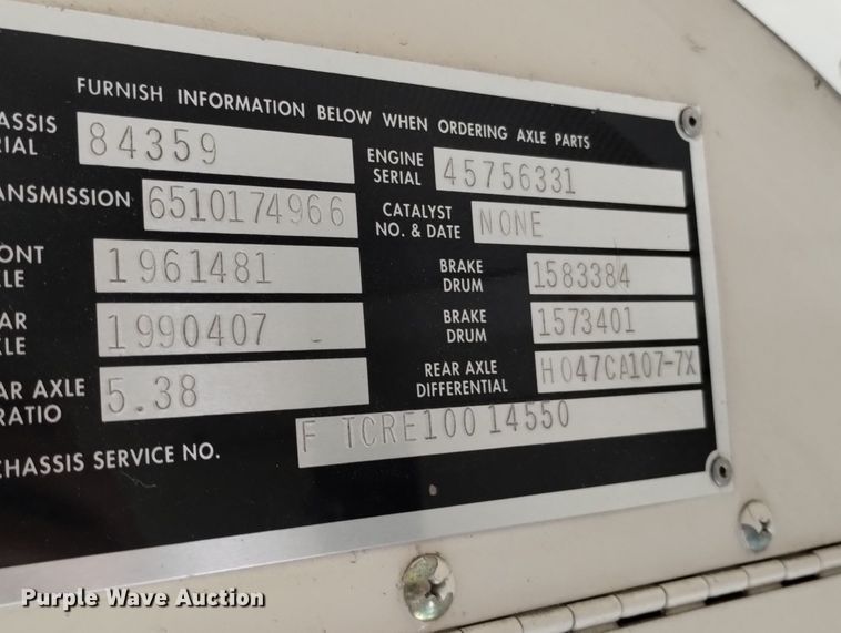 image for item DN6424 1999 Blue Bird  school bus