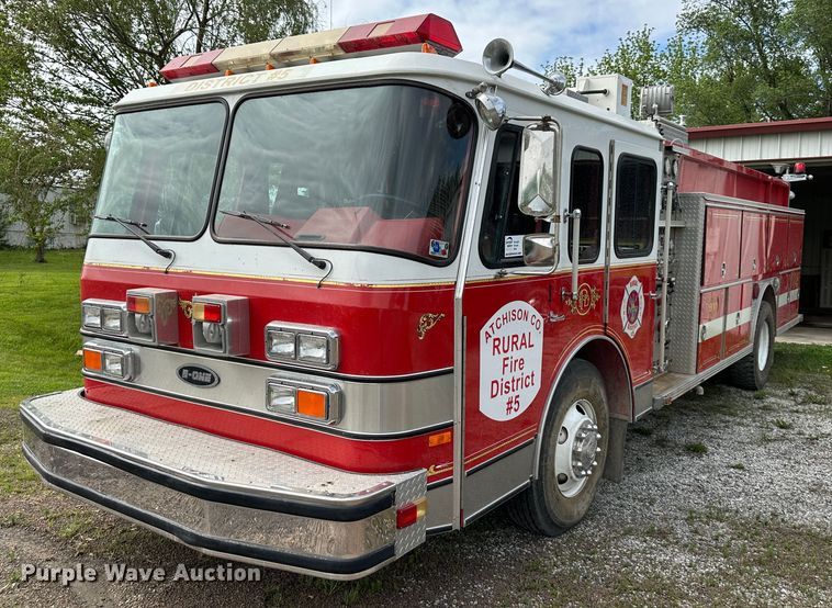 image for item DO5002 1989 Emergency One  pumper fire truck