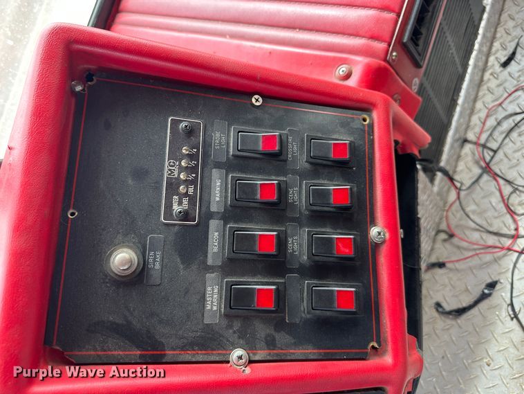 image for item DO5002 1989 Emergency One  pumper fire truck