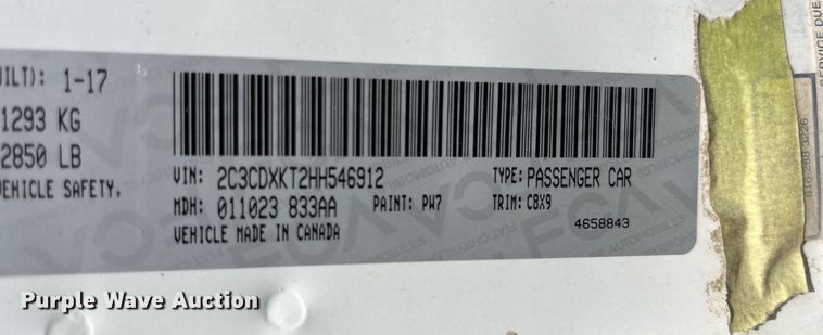 image for item DP0489 2017 Dodge Charger Police