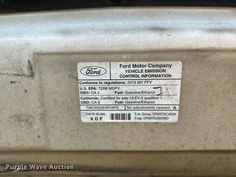 image for item DP3110 2013 Ford E350 Super Duty  van