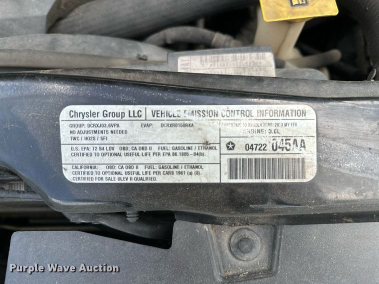 image for item DP3112 2013 Dodge Grand Caravan  handicap accessible van