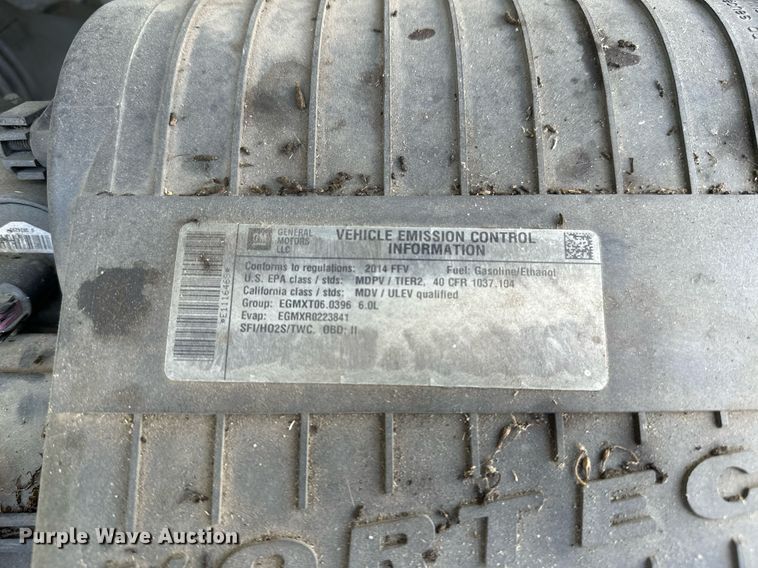 image for item DP3113 2014 Chevrolet Express 3500  van