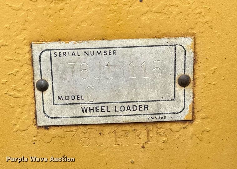 image for item DP3127 1978 Caterpillar 966C  wheel loader