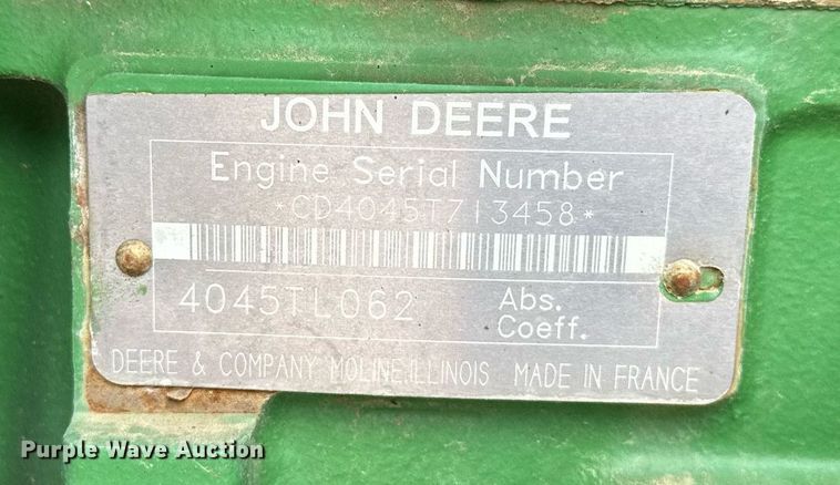 image for item DP3128 2002 John Deere 6405  tractor