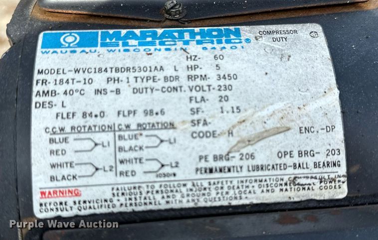 image for item DP3129 AT-5080V air compressor