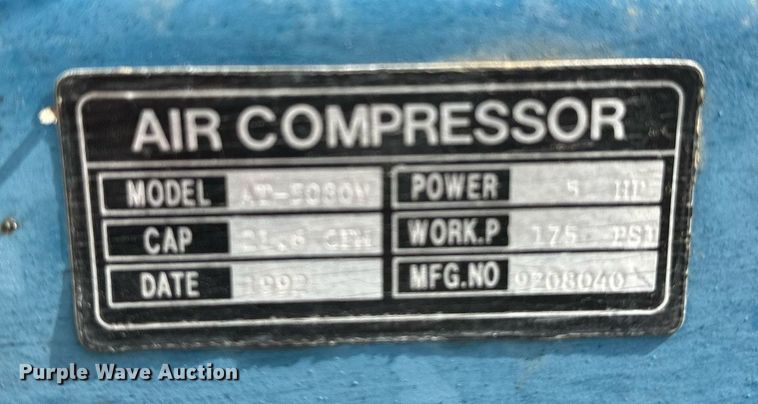 image for item DP3129 AT-5080V air compressor