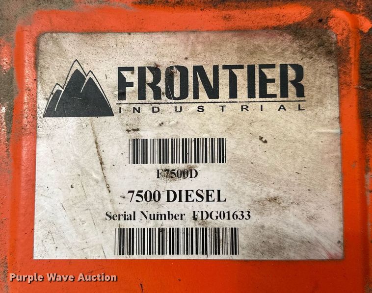 image for item DP3149 Frontier 7500  generator