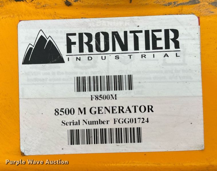 image for item DP3150 Frontier 8500M  generator