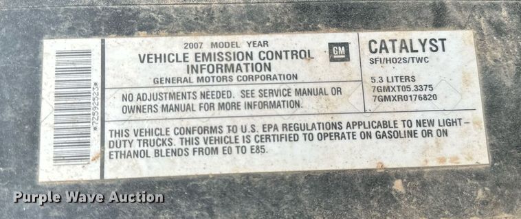 image for item DP3161 2007 Chevrolet Silverado 1500  Ext. Cab pickup truck