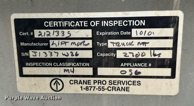 image for item DP3162 1997 Ford F350  utility bed pickup truck