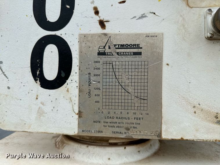 image for item DP3162 1997 Ford F350  utility bed pickup truck