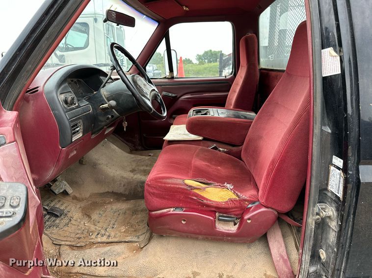 image for item DP3162 1997 Ford F350  utility bed pickup truck