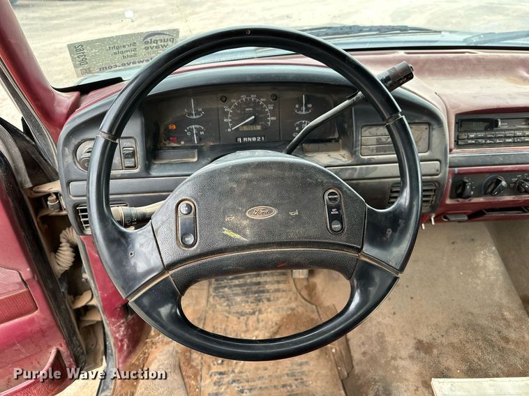 image for item DP3162 1997 Ford F350  utility bed pickup truck