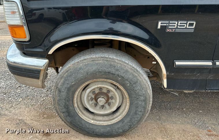 image for item DP3162 1997 Ford F350  utility bed pickup truck