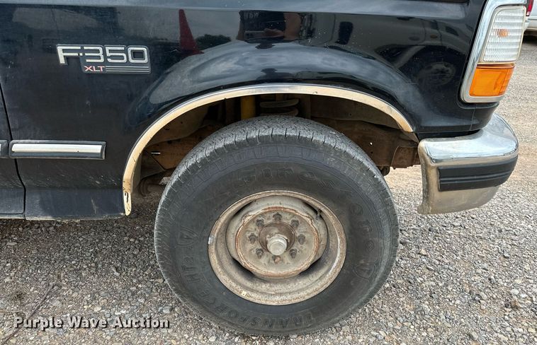 image for item DP3162 1997 Ford F350  utility bed pickup truck