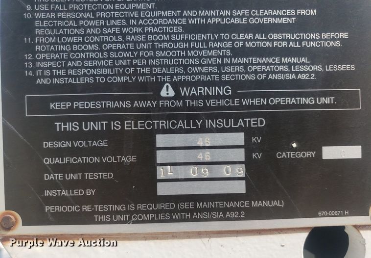 image for item DP7955 2009 Ford F550 Super Duty  SuperCab bucket truck