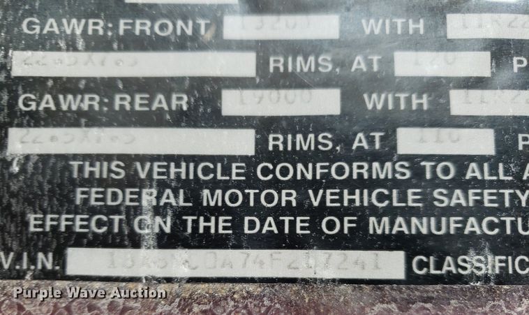 image for item DP7972 2004 Blue Bird All American FE  school bus