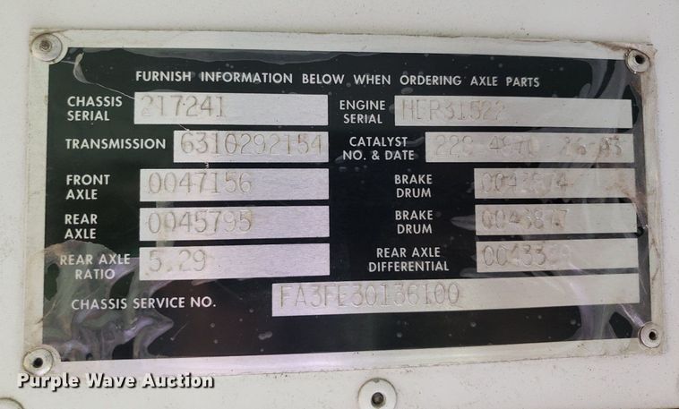 image for item DP7972 2004 Blue Bird All American FE  school bus